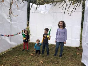 Kids in the Sukkah