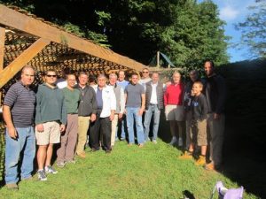 Temple Brotherhood building sukkah