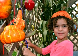 Child in Sukkah