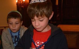 boy reading torah