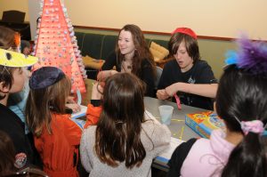 Madrichim Help with a Purim Carnival