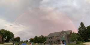 rainbow over strawbery banke