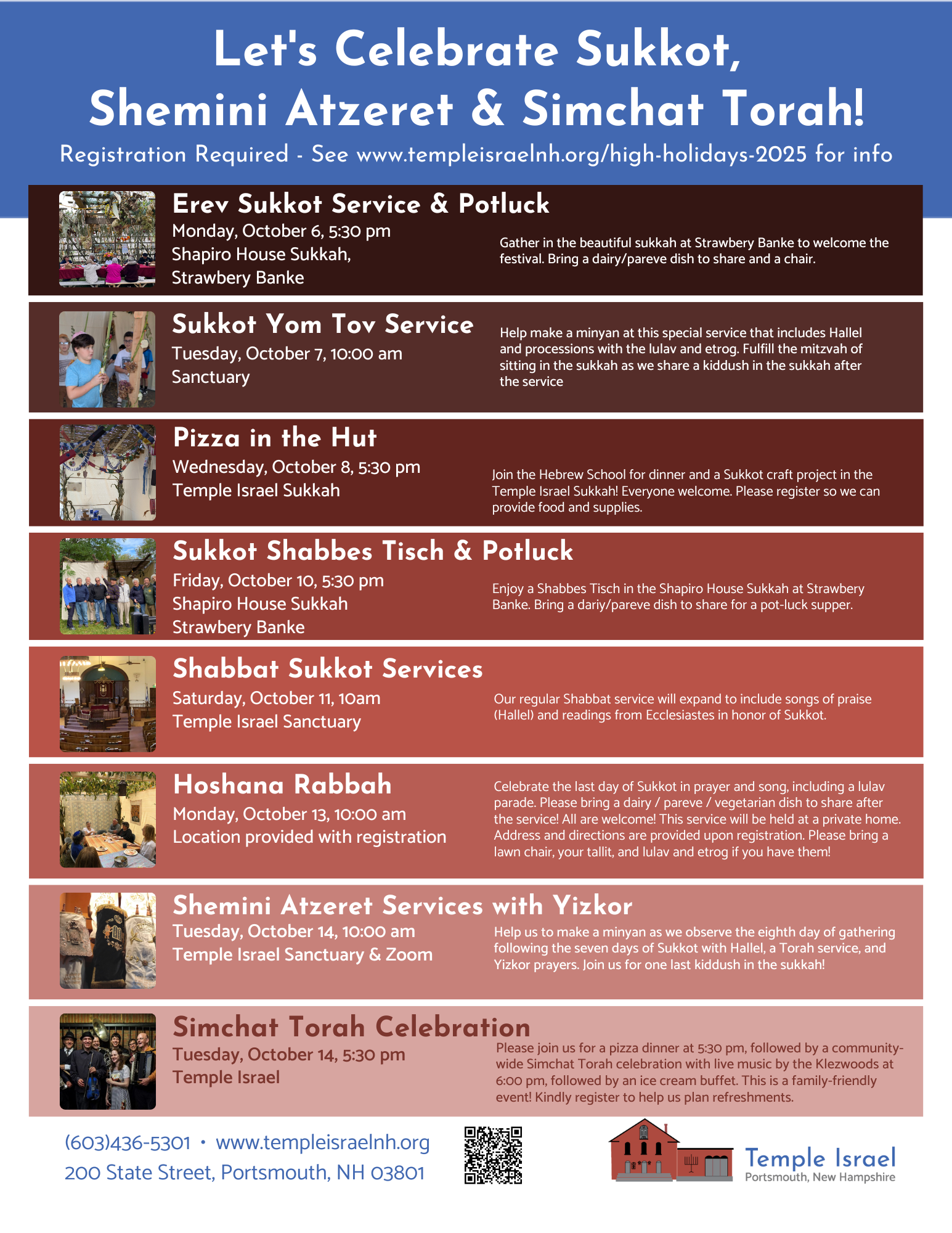 Let's Celebrate Sukkot, Shemini Atzeret & Simchat Torah!